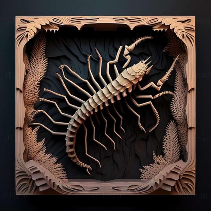 3D model Scolopendra polymorpha (STL)